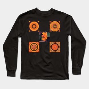 Canna Lily Kaleidoscope Long Sleeve T-Shirt